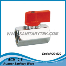 Male X Male Brass Mini Ball Valve (V20-020)